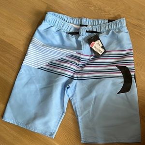 Hurley Boys swim trunks sz XL pacific blue